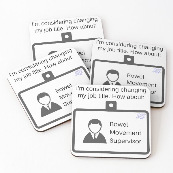 Item preview, Bowel Movement Supervisor designed and sold by Caregiverology.