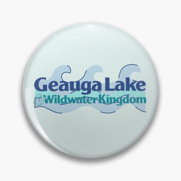 Item preview, Nostalgic Geauga Lake and Wildwater Kingdom Logo with Waves designed and sold by MixedBagMerch.