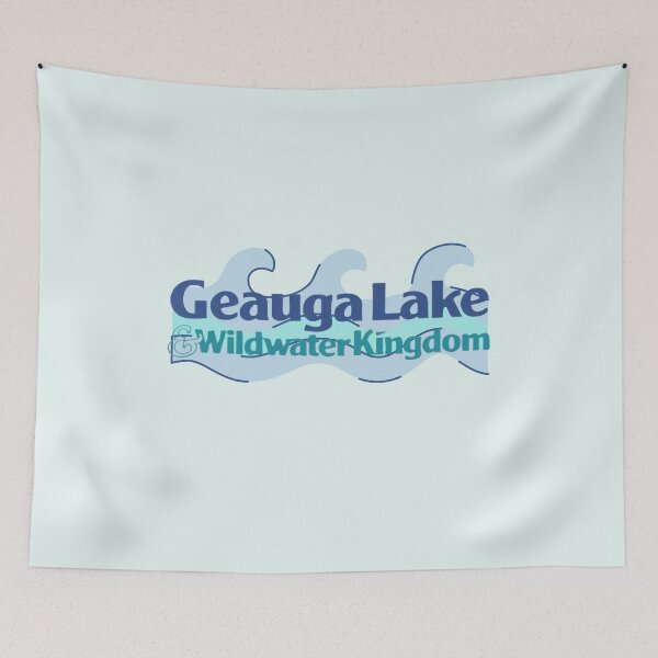 Item preview, Nostalgic Geauga Lake and Wildwater Kingdom Logo with Waves designed and sold by MixedBagMerch.