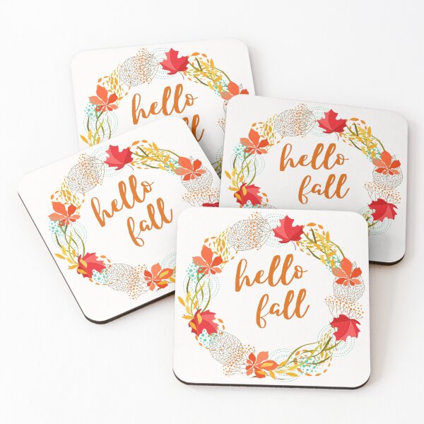 Item preview, HELLO FALL WHITE designed and sold by D-artSide.