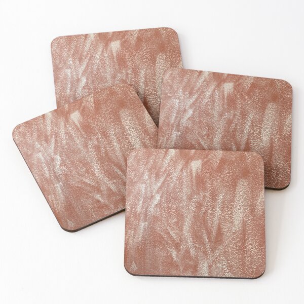 Item preview, Copper Red and Silver Brush Strokes  designed and sold by Talia Felix.