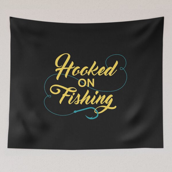 Item preview, Hooked on fishing designed and sold by girlsgetgadgets.