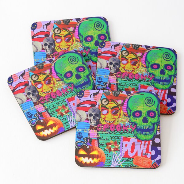 Item preview, Spooky Halloween Collage Poster designed and sold by Swooncake Press.