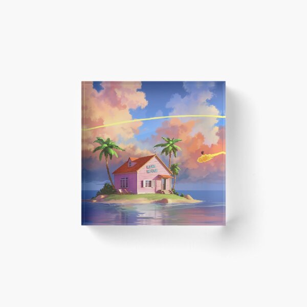 Kame House Acrylic Block