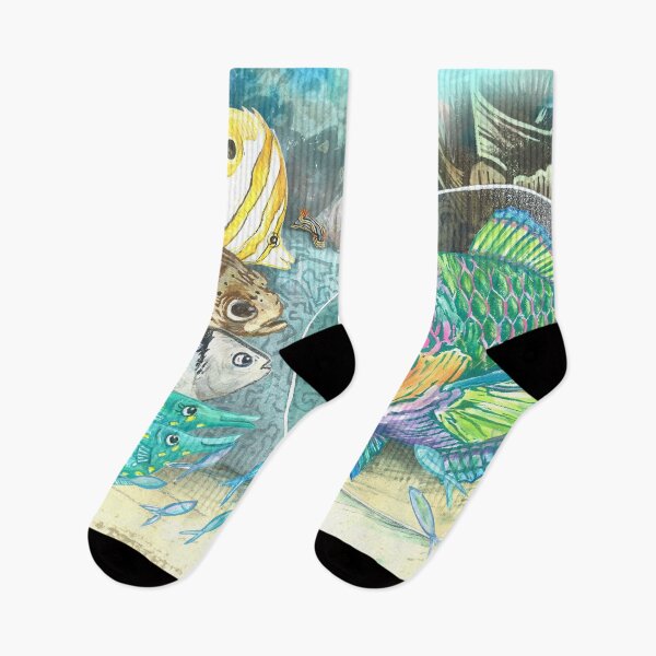 Item preview, Parrotfish Bubble designed and sold by Sadie James.