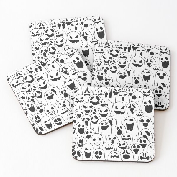 Item preview, halloween patterns ghost designed and sold by ecomdesign.