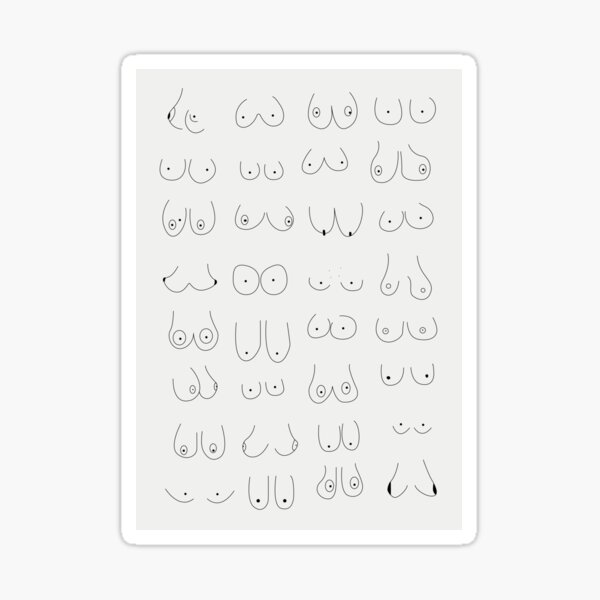 Cool Boobs - Quirky Art - Breasts - Funny Boobs - Shapes and Sizes