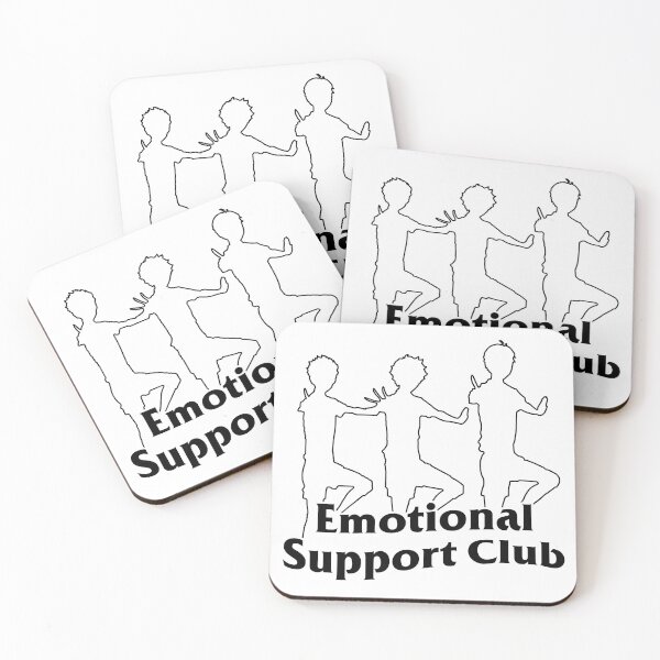 Item preview, Suga Hinata Nishinoya Hit A Nice Serve!! (Emotional Support Club) designed and sold by Mercks.