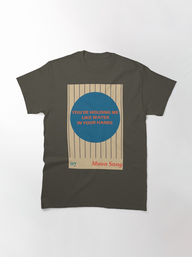Alternate view of Phoebe Bridgers Moon Song lyrics Classic T-Shirt