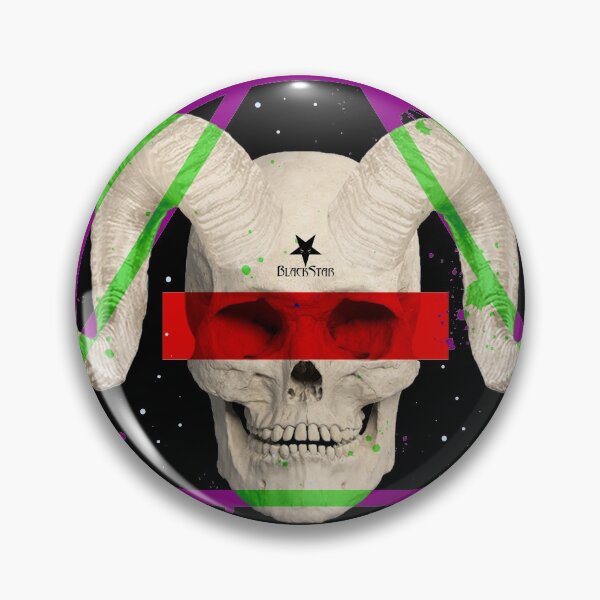 Item preview, Goth Space Skull designed and sold by Black Star.