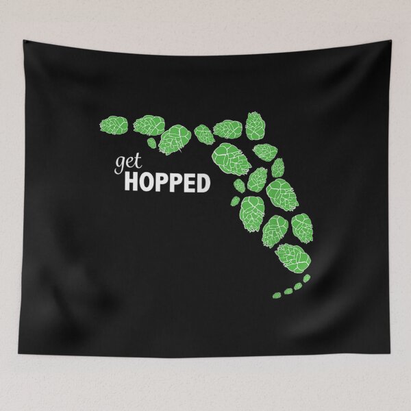 Item preview, Get Hopped Florida Craft Beer and Brewing FL  designed and sold by MichaelDichiera.