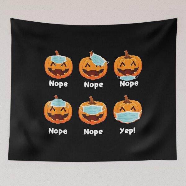 Item preview, Halloween 2020 Pumpkin Wearing Mask Wrong Funny designed and sold by Christopher221.