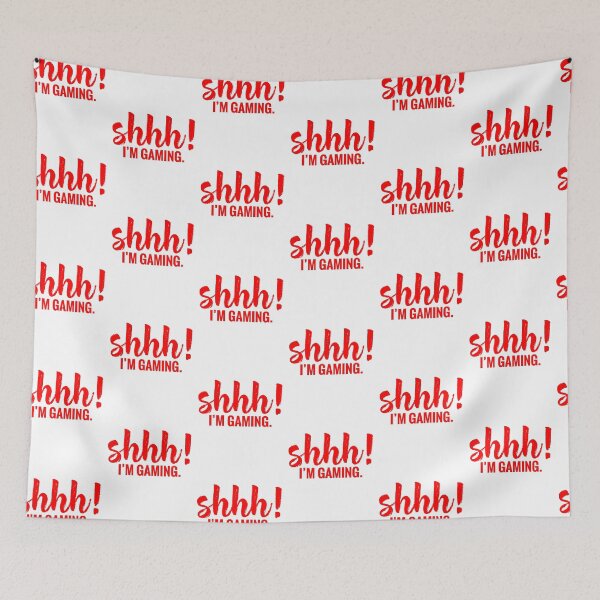 Item preview, Shhh - I'm Gaming - Red designed and sold by GamersBoost.