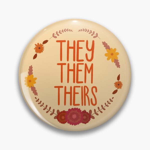Item preview, They Them Theirs Pronoun designed and sold by embaerrawr.