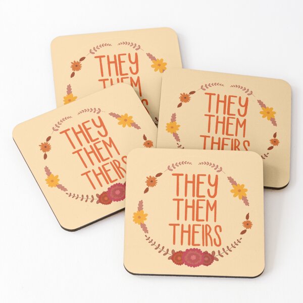 Item preview, They Them Theirs Pronoun designed and sold by embaerrawr.