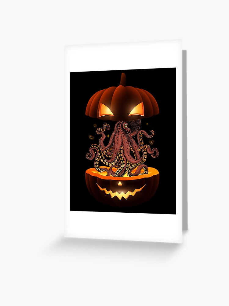 Pumpkin Horror Scary Face Halloween Party T-Shirt' Sticker