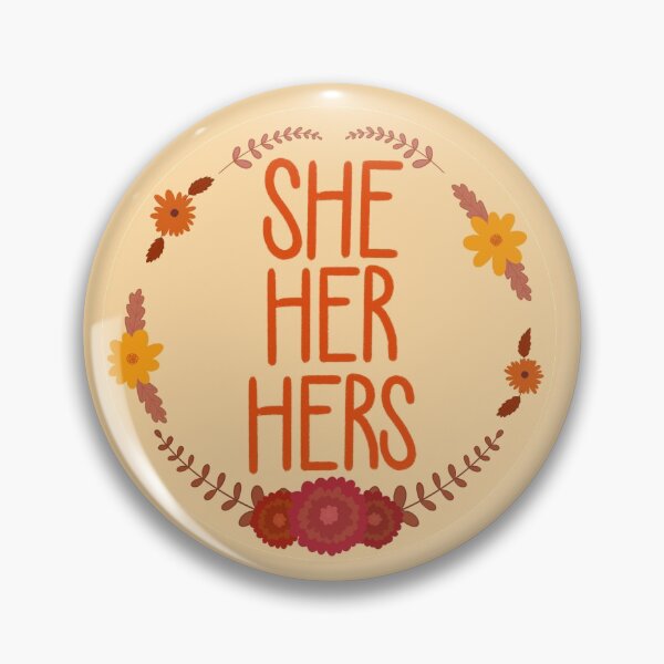 Item preview, She Her Hers Pronoun designed and sold by embaerrawr.
