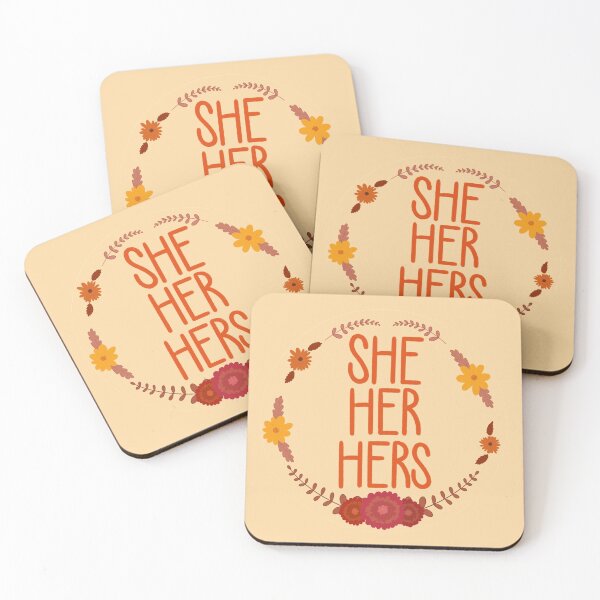 Item preview, She Her Hers Pronoun designed and sold by embaerrawr.