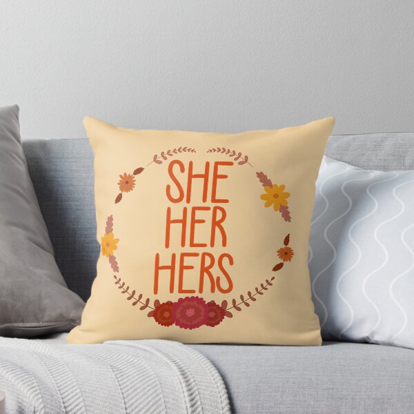 Item preview, She Her Hers Pronoun designed and sold by embaerrawr.