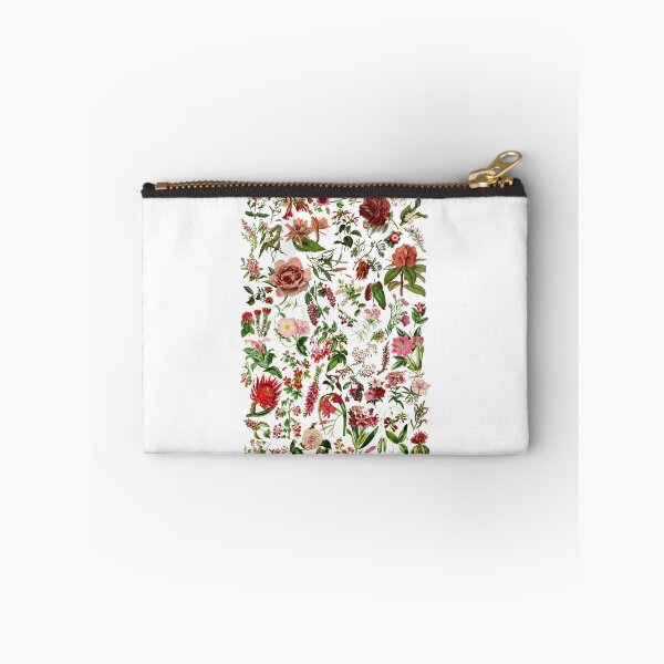 Item preview, Pink And Red Vintage Botanical Flower And Wildflower Print designed and sold by millie-and-inez.