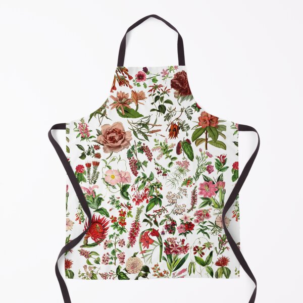 Item preview, Pink And Red Vintage Botanical Flower And Wildflower Print designed and sold by millie-and-inez.