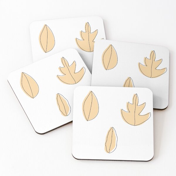 Item preview, Aesthetic pastel orange leaves designed and sold by millafrlan.