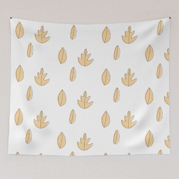 Item preview, Aesthetic pastel orange leaves designed and sold by millafrlan.
