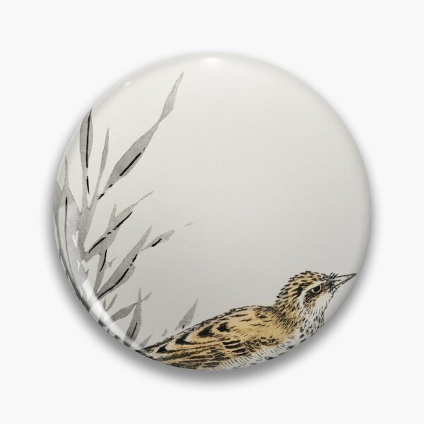 Item preview, chinese tree pipit and wheat illustration 41572343100 designed and sold by Bird-Lore.