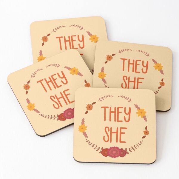 Item preview, They She Pronoun designed and sold by embaerrawr.