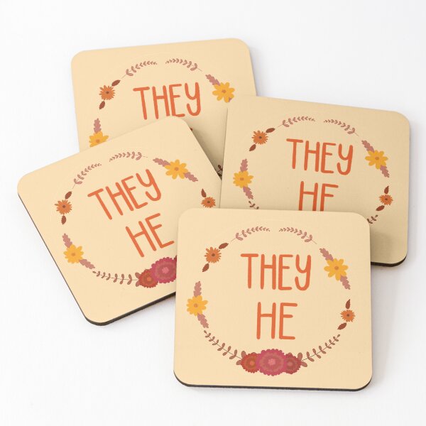 Item preview, They He Pronoun designed and sold by embaerrawr.