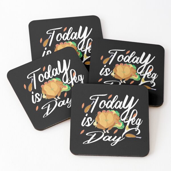 Item preview, Today is Leg Day Thanksgiving happy,funny,thanksgiving,turkey, designed and sold by buzz1days.