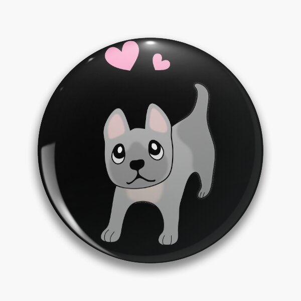 Item preview, Cute Black Grey French Bulldog Puppy designed and sold by nutmegfairy.