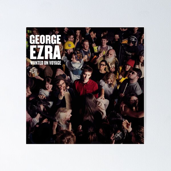 Vista previa del artículo con la obra «SE BUSCA A GEORGE EZRA EN VIAJE», diseñado y vendido por rryvaladez11.
