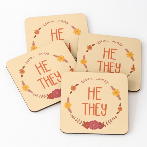 Item preview, He They Pronoun designed and sold by embaerrawr.