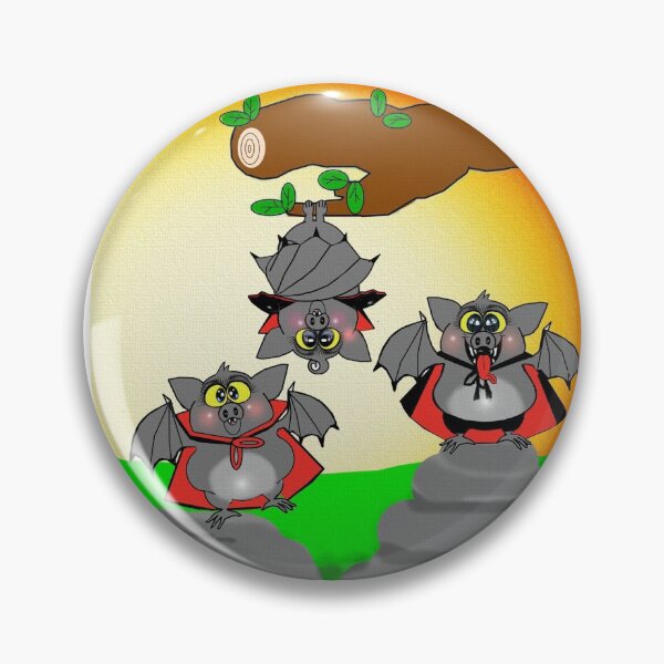 Item preview, Halloween - Vampire Bats  designed and sold by Shirley cute art .