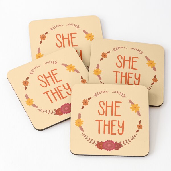 Item preview, She They Pronoun designed and sold by embaerrawr.