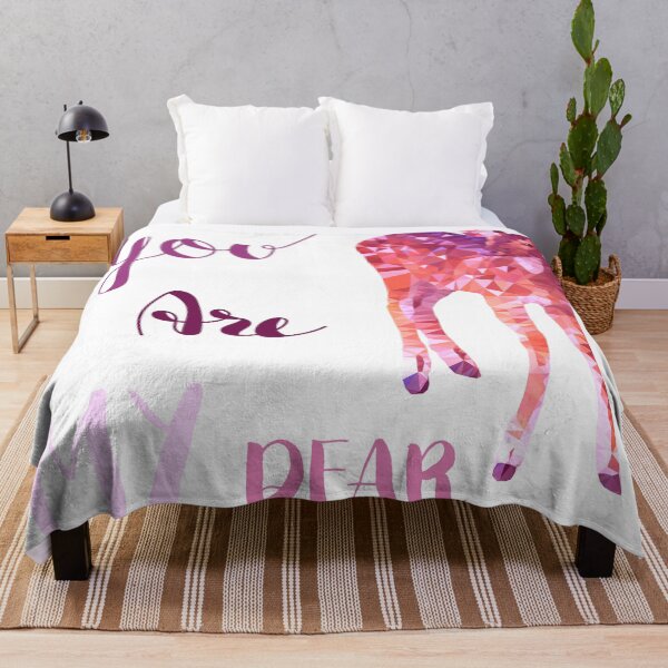 Item preview, You are my dear with pink polygonal deer. designed and sold by hadkhanong.