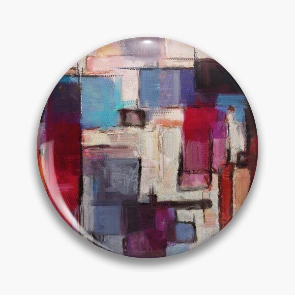 Item preview, Hand drawn abstract painting in impressionism style designed and sold by ikaDrawings.