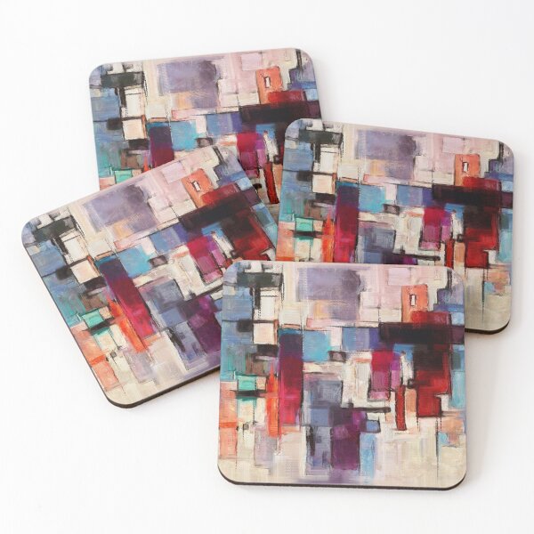 Item preview, Hand drawn abstract painting in impressionism style designed and sold by ikaDrawings.