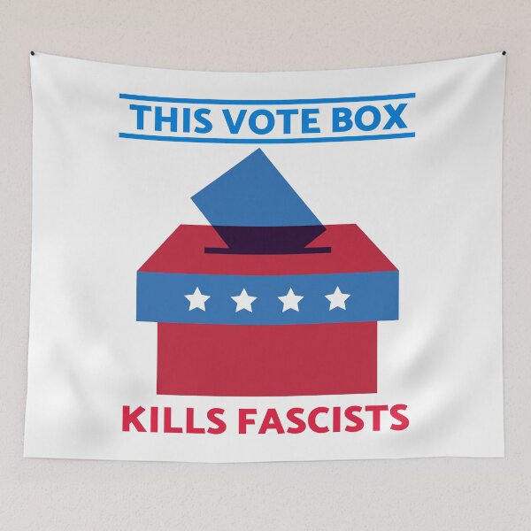 Item preview, This Vote Box Kills Fascists designed and sold by NikStore.