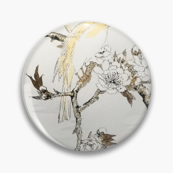 Item preview, canary and peach illustration 43380646381 designed and sold by Bird-Lore.