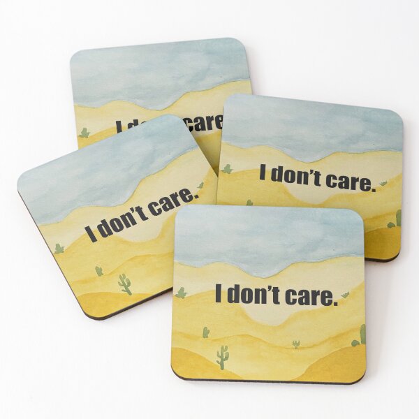 Item preview, I don't care  designed and sold by Tessa Bryden.