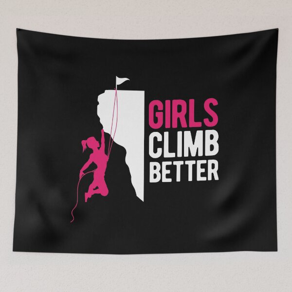 Item preview, Climber Rock Climbing Women Girls designed and sold by teeseeds.