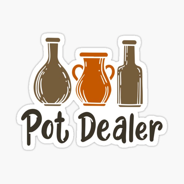 Item preview, Pot Dealer | Pottery Artist and Pottery Dealer designed and sold by Dancing Dolphin Crafts.
