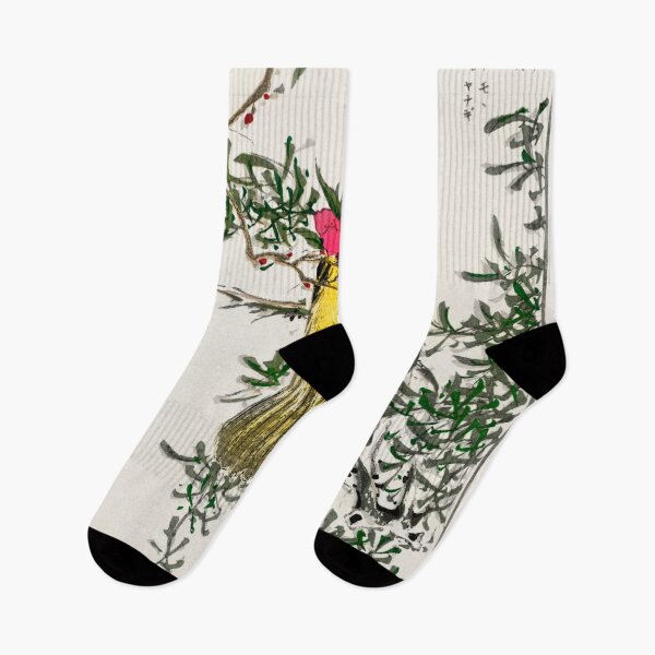 Item preview, chinese bush warbler and drooping peach iillustration 42664090104 designed and sold by Bird-Lore.