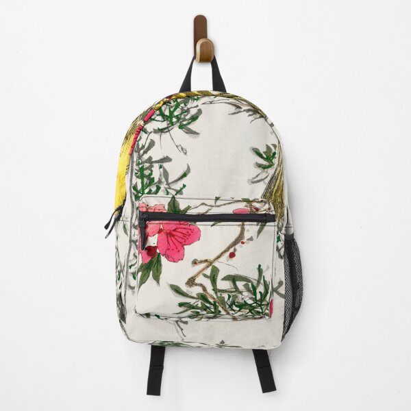 Item preview, chinese bush warbler and drooping peach iillustration 42664090104 designed and sold by Bird-Lore.