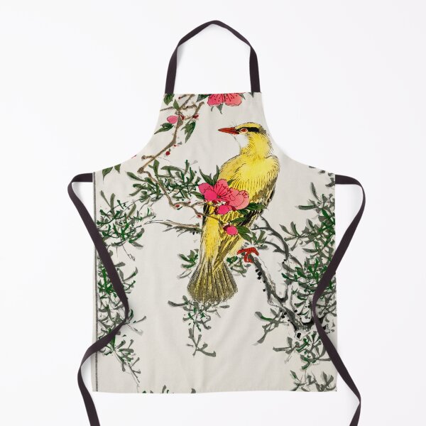 Item preview, chinese bush warbler and drooping peach iillustration 42664090104 designed and sold by Bird-Lore.