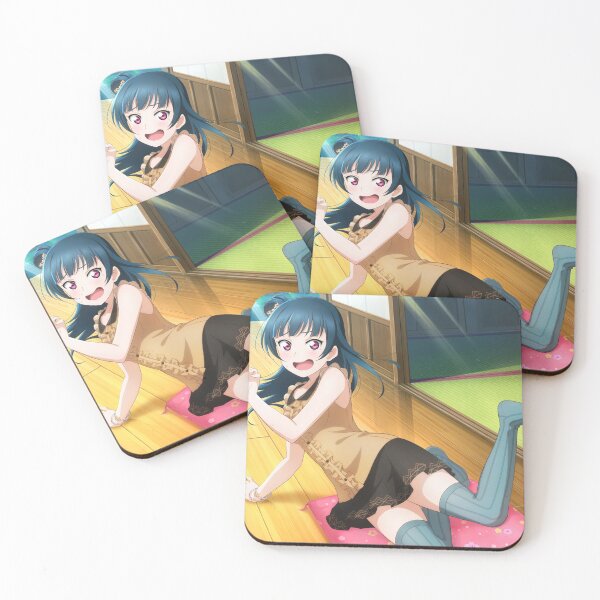 Item preview, yoshiko tsushima ~knee sitting battle~ designed and sold by celestialuden1.