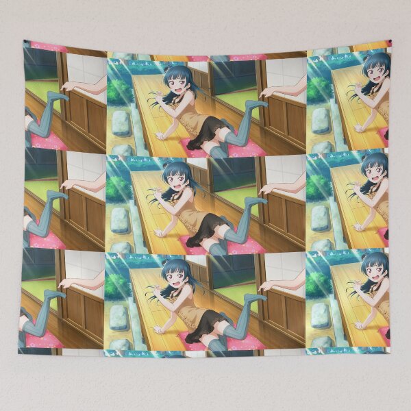 Item preview, yoshiko tsushima ~knee sitting battle~ designed and sold by celestialuden1.