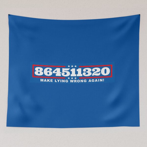 Item preview, 864511320 Bumper Sticker 8645110320 Flag US Code Make lying wrong again designed and sold by FanaticTee.